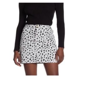 New ATM Anthony Thomas Melillo Animal Mini Skirt, NWT, 0